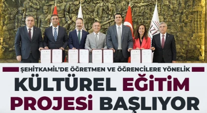Şehitkamil’de Öğretmen ve Öğrencilere Yönelik Kültürel Eğitim Projesi Başlıyor