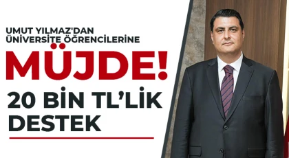 Umut Yılmaz'dan üniversite öğrencilerine müjde!