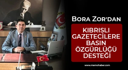 Zor'dan Kıbrıslı gazetecilere basın özgürlüğü desteği