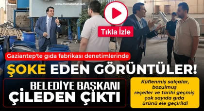 Belediye başkanı çileden çıktı! Gaziantep'te gıda fabrikası denetimlerinde şoke eden görüntüler