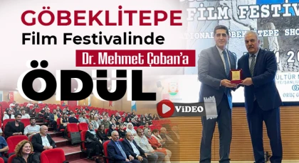 Dr. Mehmet Çoban’a ödül