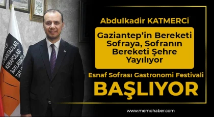 Esnaf Sofrası Gastronomi Festivali Başlıyor