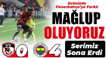 Evimizde Farklı Kaybettik! Gaziantep FK - Fenerbahçe: 0 - 4