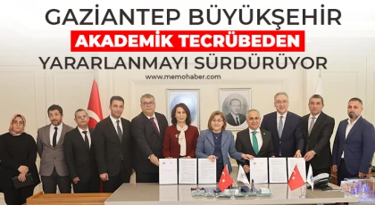 Gaziantep Büyükşehir akademik tecrübeden yararlanmayı sürdürüyor