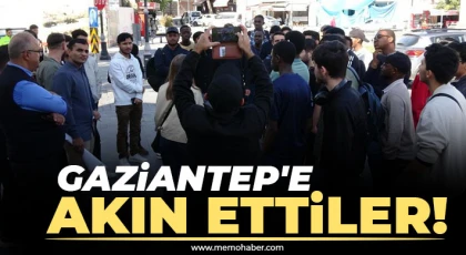 Gaziantep'e akın ettiler!