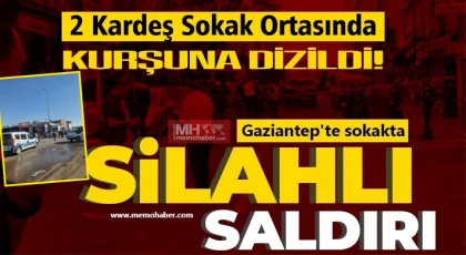 Gaziantep'te silahlı kavga: 2 kardeş yaralandı