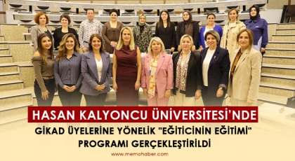 HKÜ’de GİKAD Üyelerine Yönelik "Eğiticinin Eğitimi" programı gerçekleştirildi