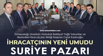 Kadooğlu: Tarım stratejik sektör haline geldi