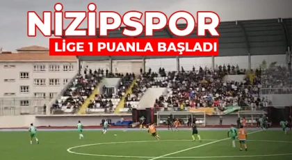 Nizipspor Lige 1 Puanla Başladı