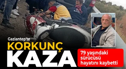 Otomobilin çarptığı motosikletin 79 yaşındaki sürücüsü hayatını kaybetti