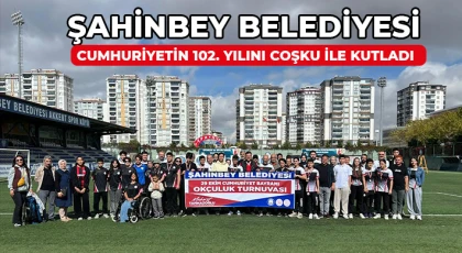 Şahinbey Belediyesi Cumhuriyetin 102. yılını coşku ile kutladı