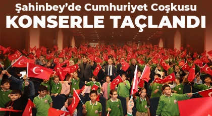 Şahinbey Belediyesi’nden 29 Ekim’e özel anlamlı konser
