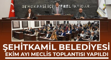 Şehitkamil Belediyesi Ekim ayı meclis toplantısı yapıldı