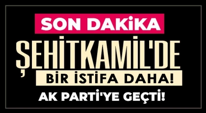 Şehitkamil'de bir istifa daha!