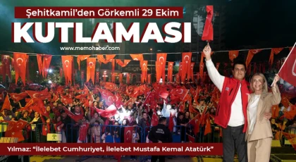 Şehitkamil’den Görkemli 29 Ekim Kutlaması