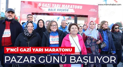 7’nci Gazi Yarı Maratonu pazar günü başlıyor