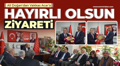 Ali Doğan'dan Vakkas Acar'a hayırlı olsun ziyareti