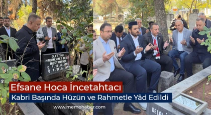 Efsane Hoca İncetahtacı, Kabri Başında Hüzün ve Rahmetle Yâd Edildi