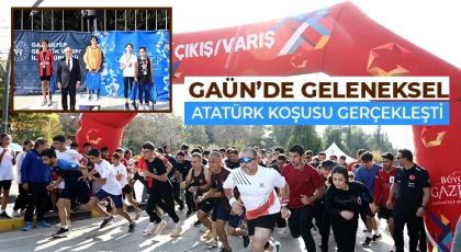 GAÜN’de Geleneksel Atatürk Koşusu Gerçekleşti