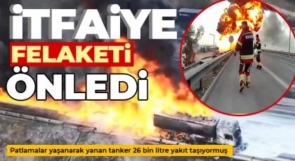 Gaziantep otobanında facia! Tanker patladı