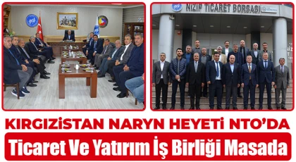 Kırgızistan Naryn Eyaleti Valisi Ve Belediye Başkanı NTB’yi Ziyaret Etti