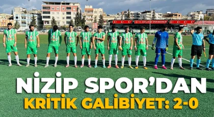 Nizip Spor’dan Kritik Galibiyet: 2-0