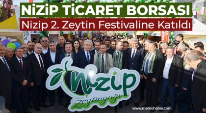 Nizip Ticaret Borsası Nizip 2. Zeytin Festivaline Katıldı