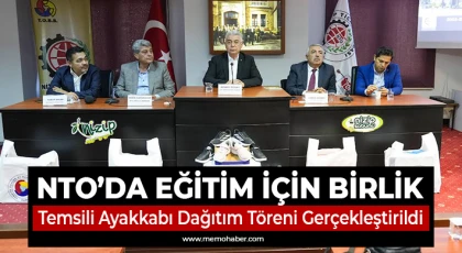 NTO’da Eğitim İçin Birlik: Temsili Ayakkabı Dağıtım Töreni Gerçekleştirildi