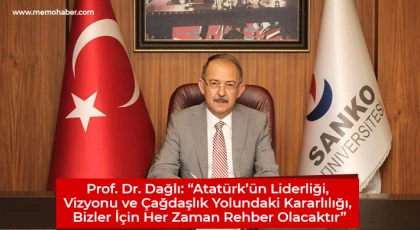 Prof. Dr. Dağlı'dan 10 Kasım mesajı
