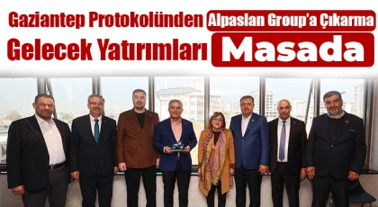 Şahin ve Beraberindeki Heyetten Alpaslan Group’a Anlamlı Ziyaret