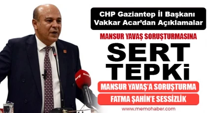 Başkan Acar'dan Mahsur Yavaş Açıklaması!