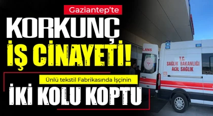 Başpınar OSB’de Feci Kaza: 47 Yaşındaki İşçinin Kolları Makineye Kapıldı
