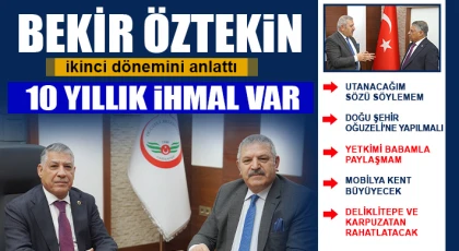 Bekir Öztekin ikinci dönemini anlattı