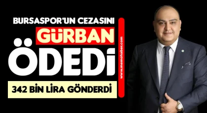 Bursaspor'un cezasını Gürban ödedi 