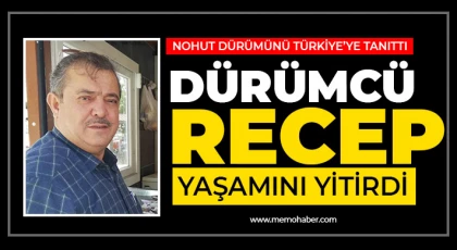 Dürümcü Recep Usta Yaşamını Yitirdi