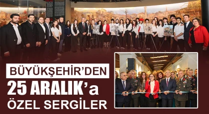 Gaziantep Büyükşehir’den 25 Aralık’a Özel Sergiler