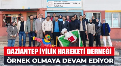 Gaziantep İyilik Hareketi Derneği, örnek olmaya devam ediyor