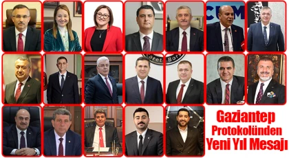 Gaziantep protokolünden yeni yıl mesajı