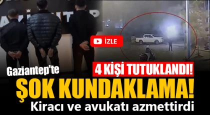 Gaziantep’te araç ve işyeri kundaklaması: 4 şüpheli tutuklandı