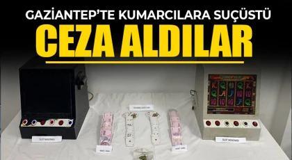 Gaziantep’te kumarcılar suçüstü yakalandı
