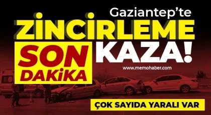 Gaziantep’te zincirleme trafik kazası! Otoban trafiğe kapandı