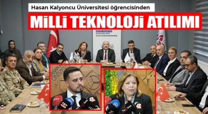 HKÜ'lü genç girişimci geliştirdiği savunma teknolojilerini tanıttı
