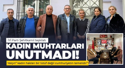 İYİ Parti Şehitkamil'den kadın muhtarlara anlamlı ziyaret