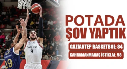 Potada şov yaptık 84-58
