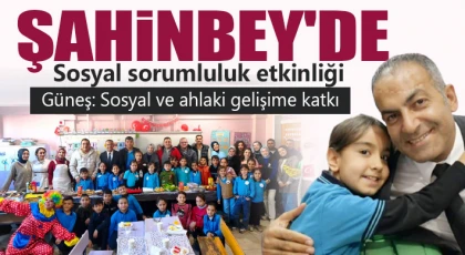 Şahinbey'de sosyal sorumluluk etkinliği 