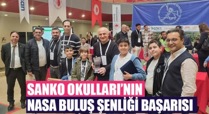 SANKO Okulları’nın Nasa buluş şenliği başarısı