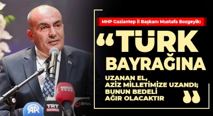 Bozgeyik: Türk Bayrağına Uzanan El, Aziz Milletimize Uzandı; Bunun Bedeli Ağır Olacaktır