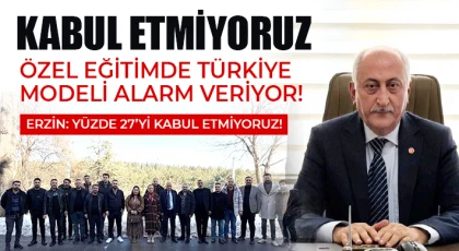 Erzin: Yüzde 27’yi kabul etmiyoruz!