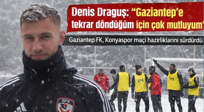 Gaziantep FK, Konyaspor maçı hazırlıklarını sürdürdü
