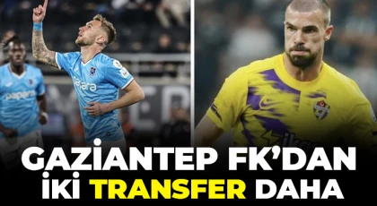 Gaziantep FK'ya iki transfer daha: Antalya kampına geliyorlar!